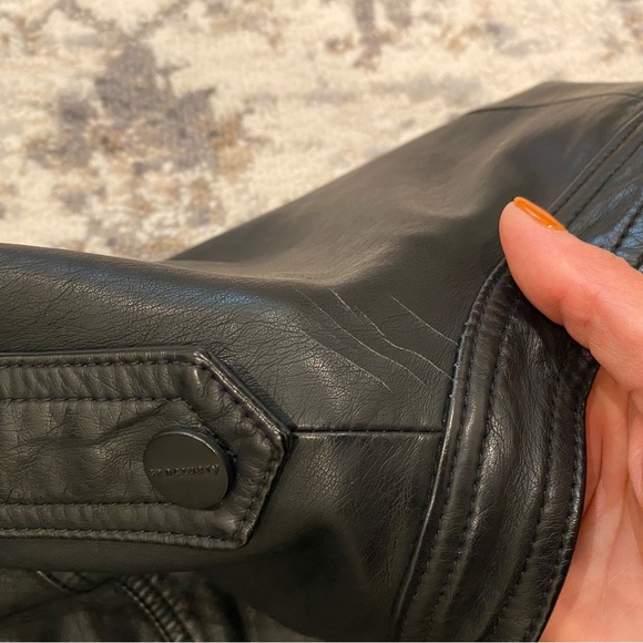 Sanctuary Vegan Leather Jacket - Picture 8 of 9